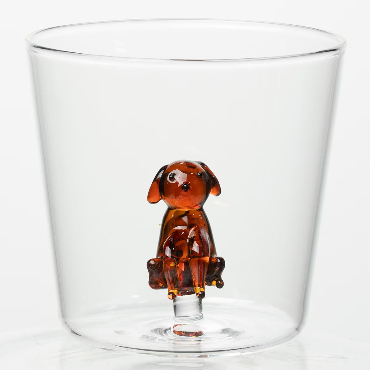 Verre inclusion Chien