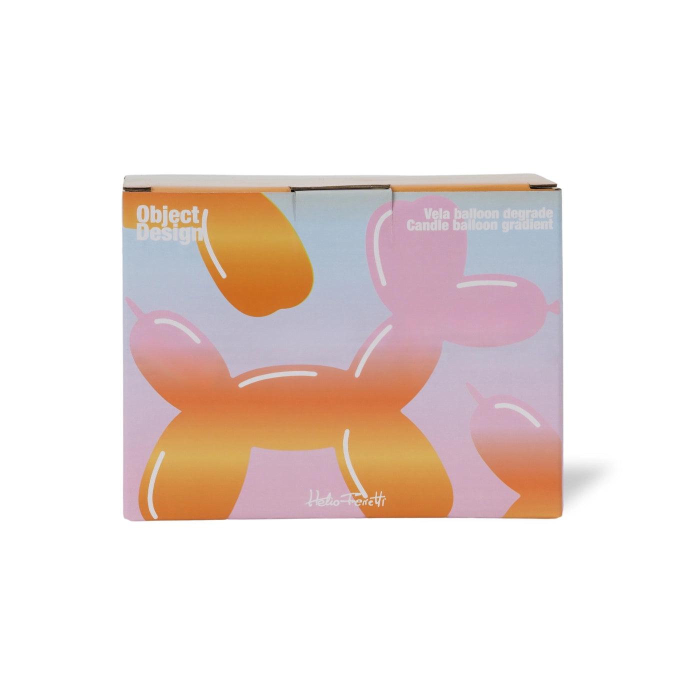 Bougie - Chiens rose/rouge/orange