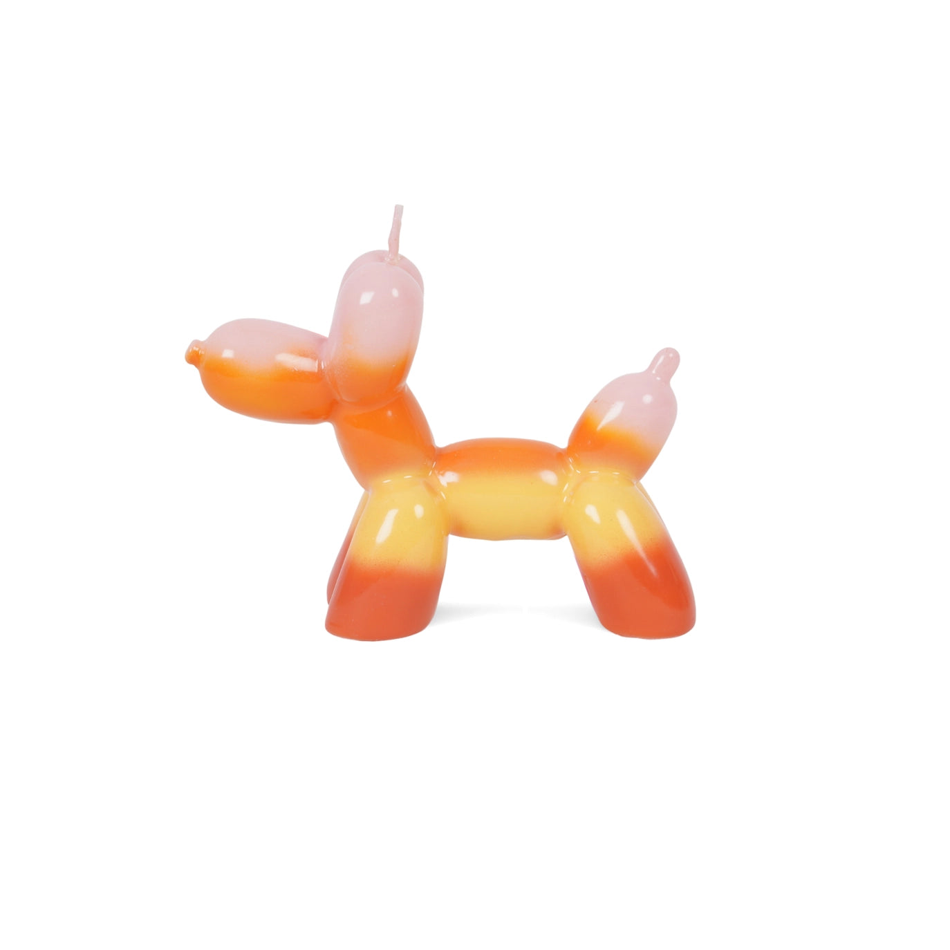 Bougie - Chiens rose/rouge/orange