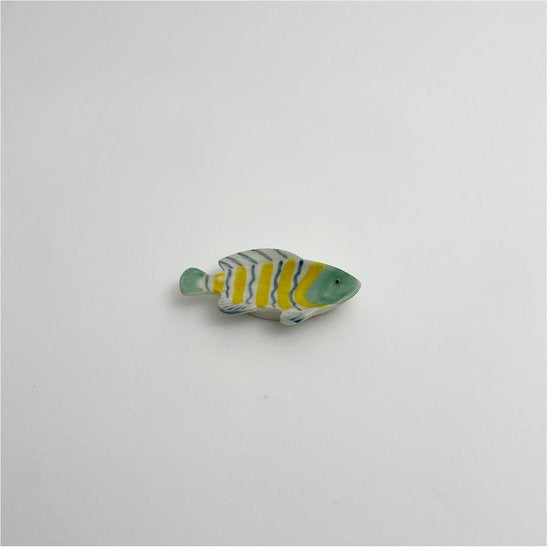 Poisson - Barbotine Jaune ligné