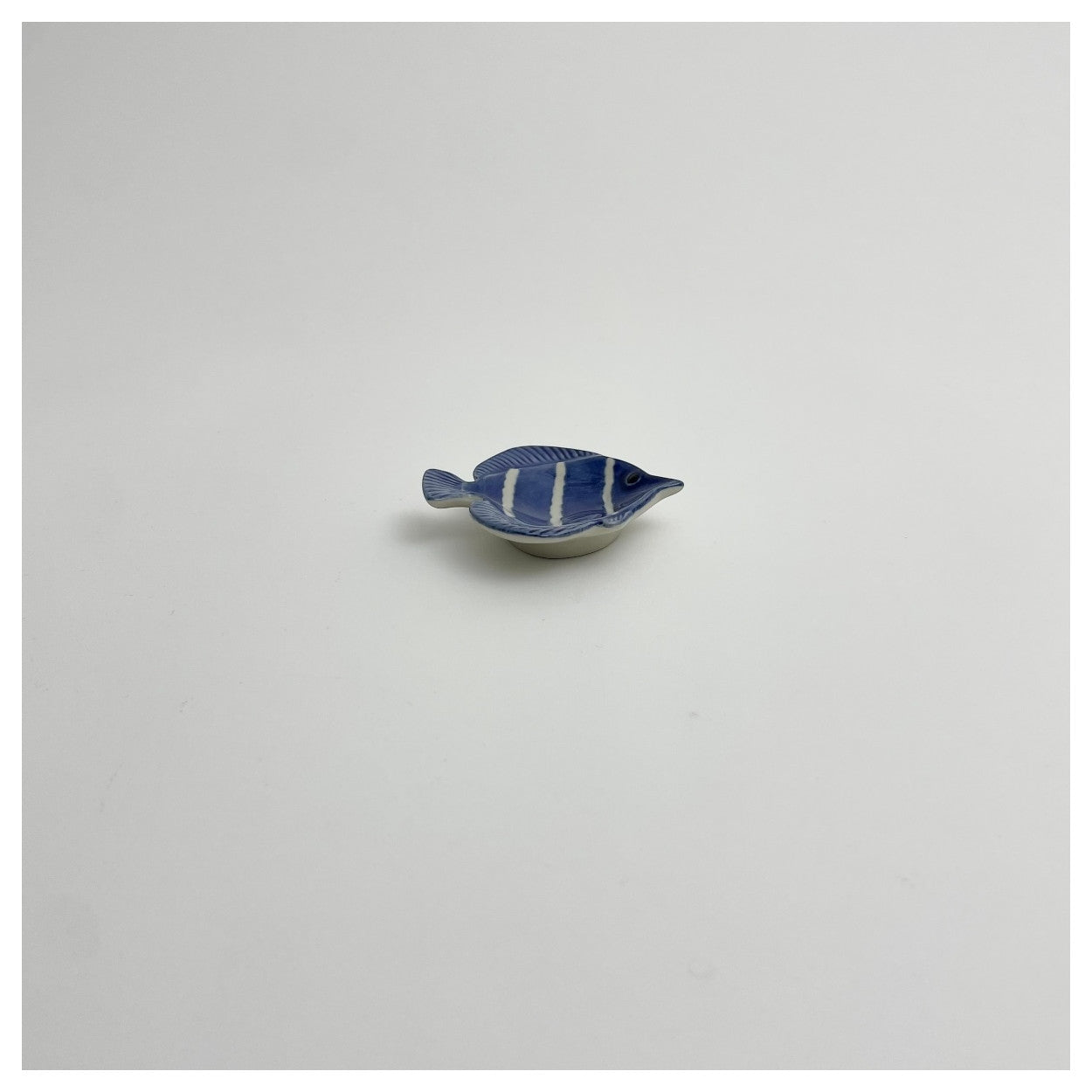 Poisson - Barbotine Jean ligné bleu
