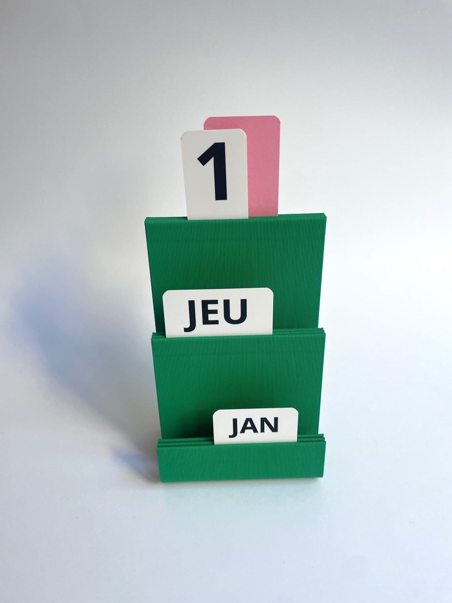 Calendrier perpétuel Warren & Laetitia vert