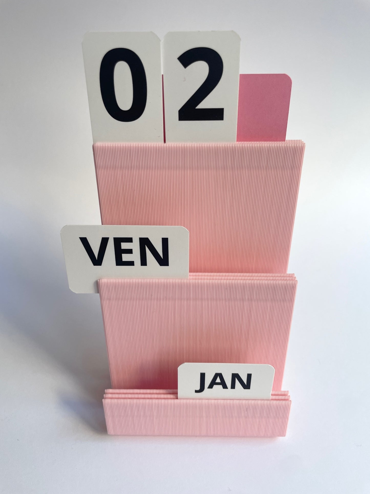 Calendrier perpétuel Warren & Laetitia rose