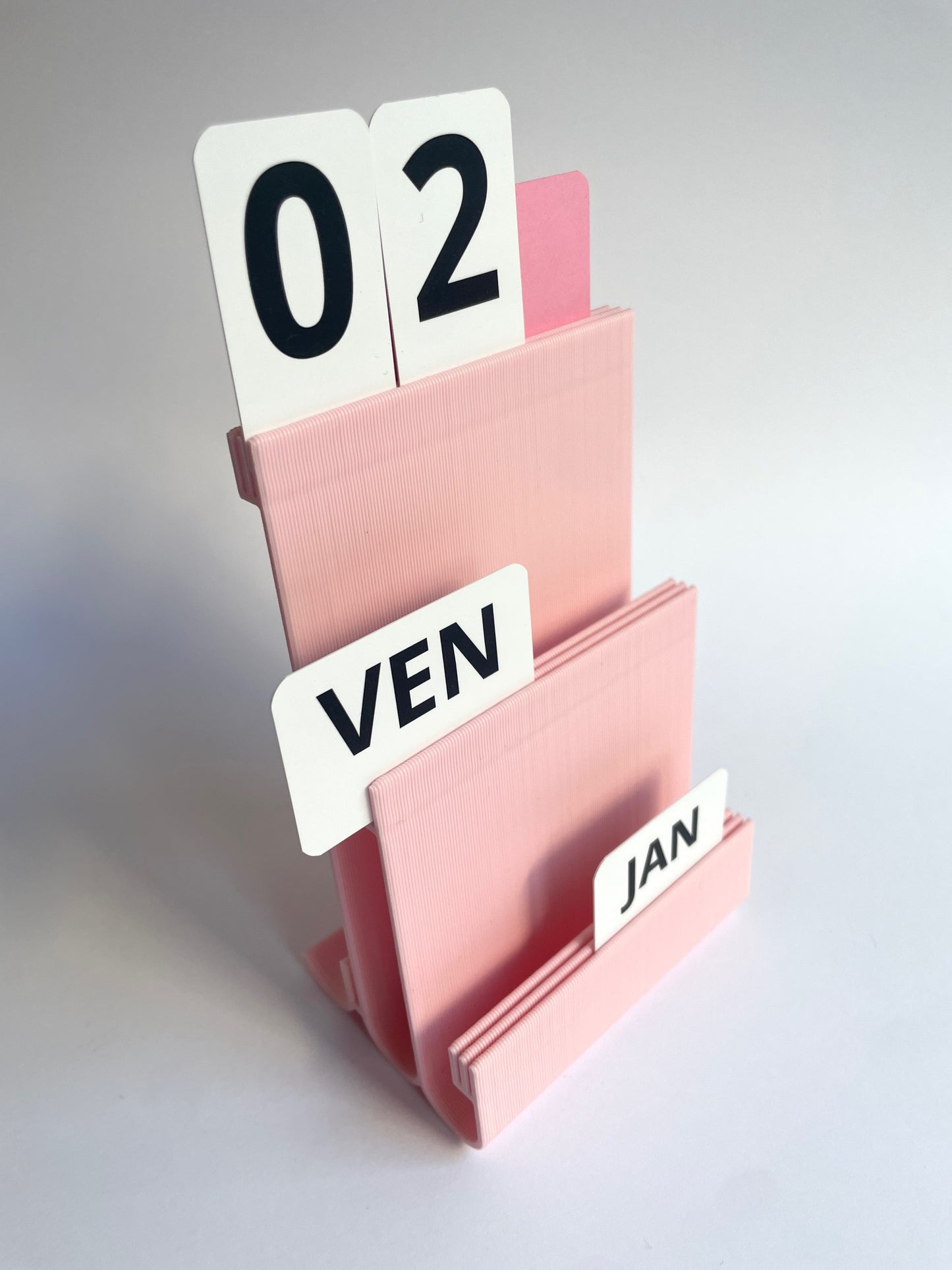 Calendrier perpétuel Warren & Laetitia rose