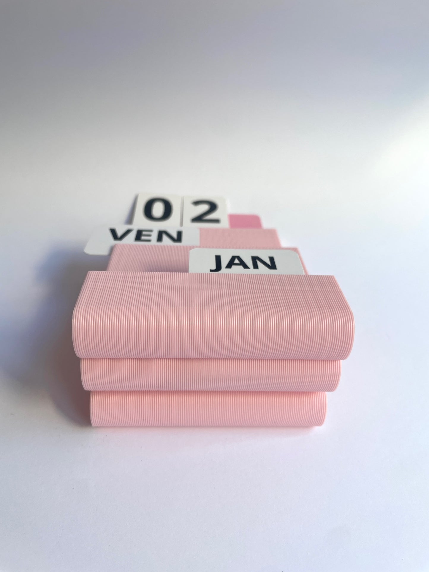 Calendrier perpétuel Warren & Laetitia rose