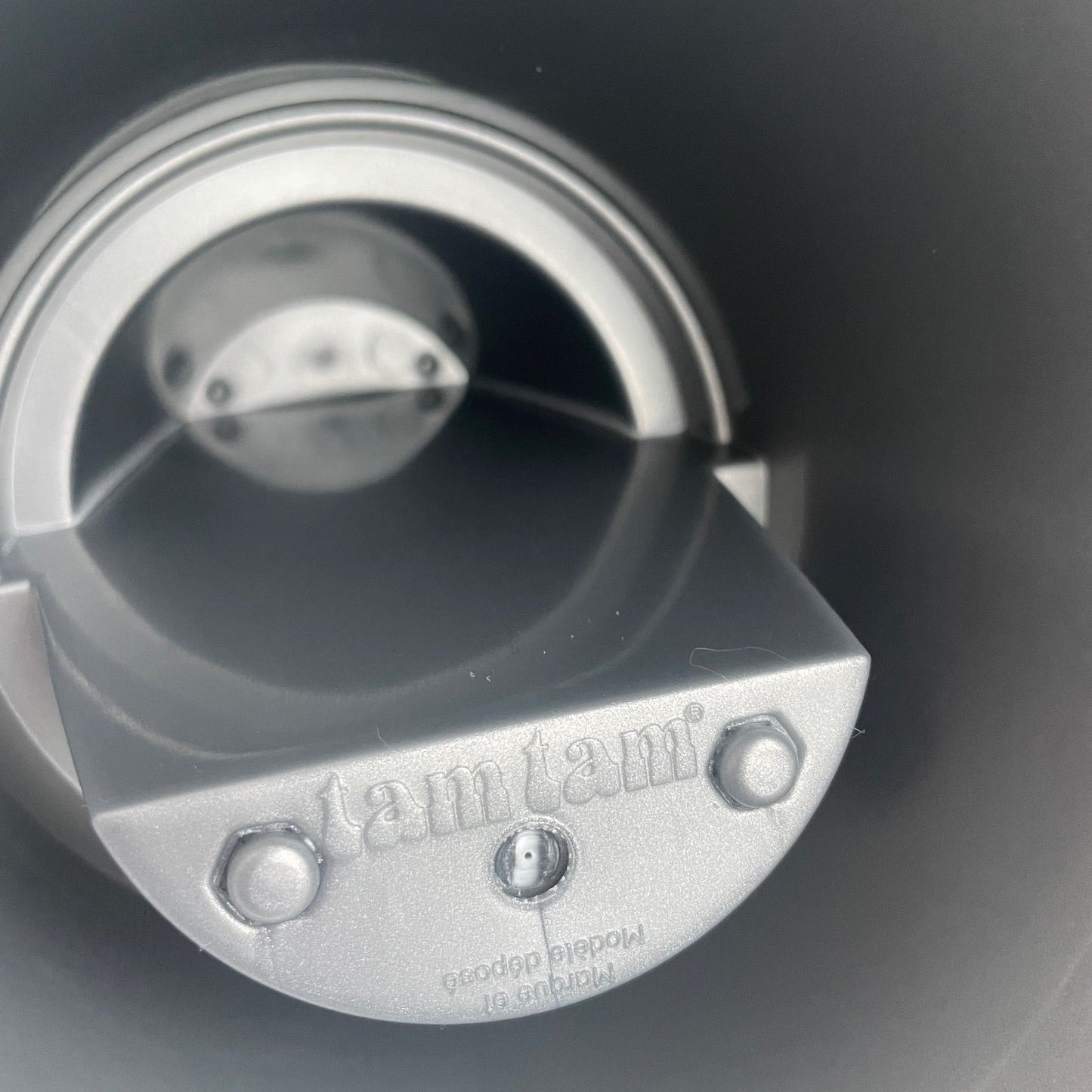 Tabouret Tam Tam argenté