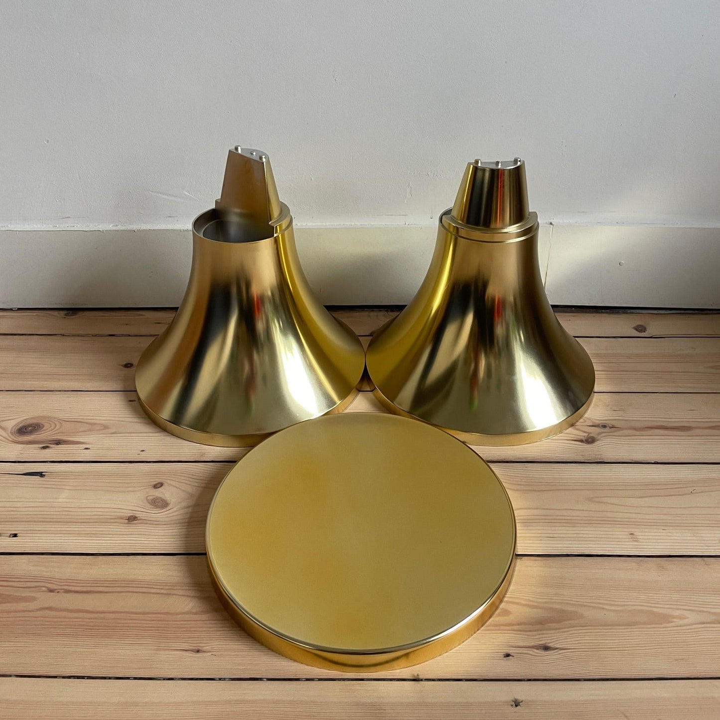 Tabouret Tam Tam ABS métallisé couleur or