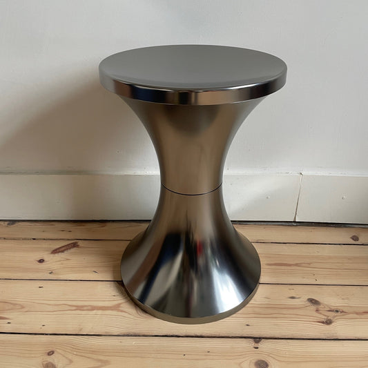 Tabouret Tam Tam ABS métallisé titane