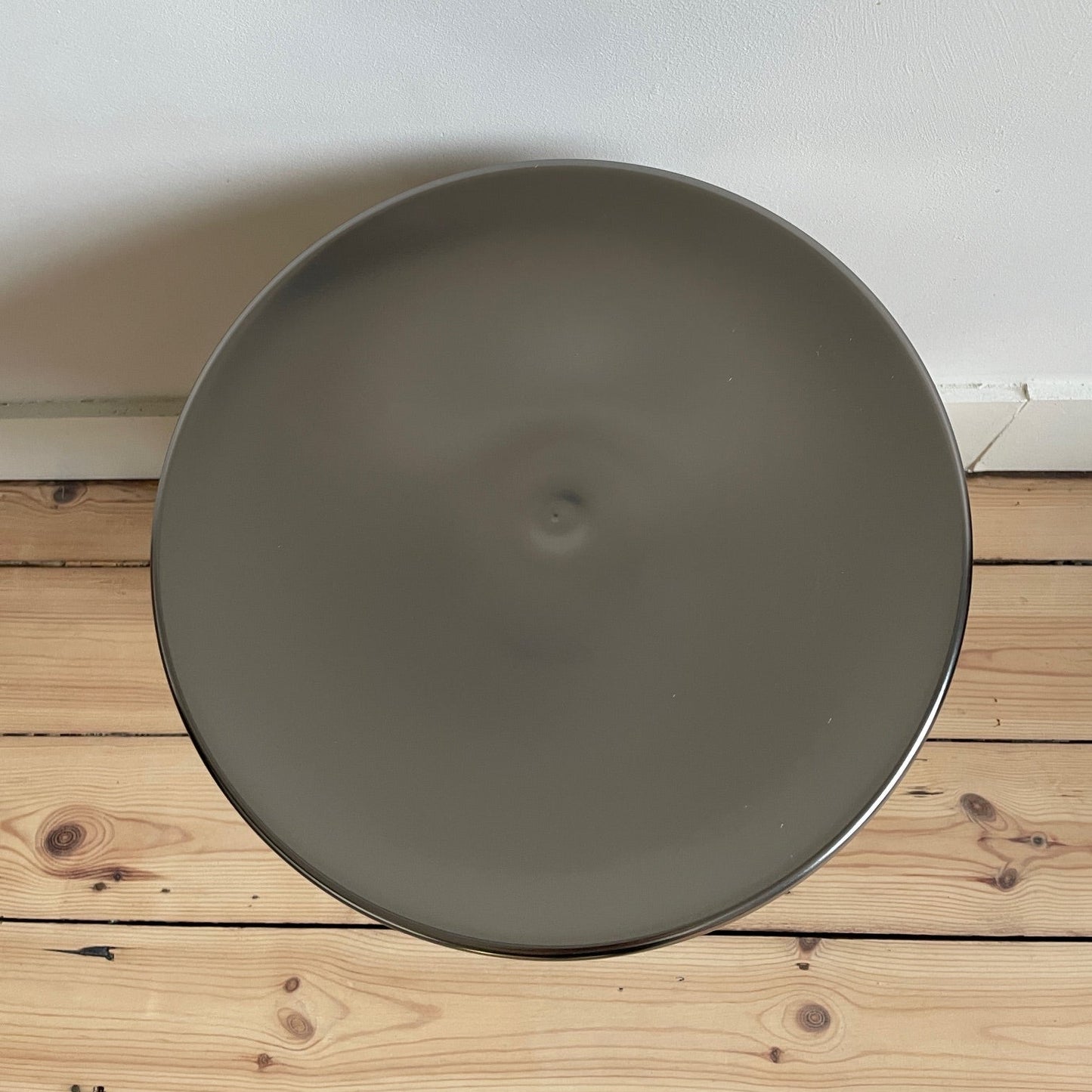 Tabouret Tam Tam ABS métallisé titane