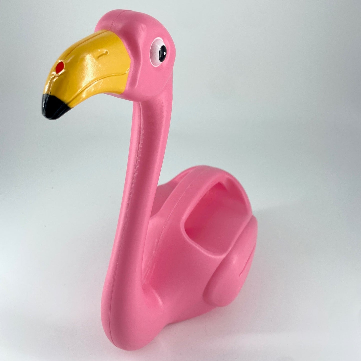 Flamant rose arrosoir
