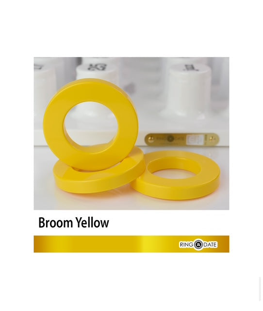 Calendrier perpétuel - Accessoire 1 anneau jaune moyen