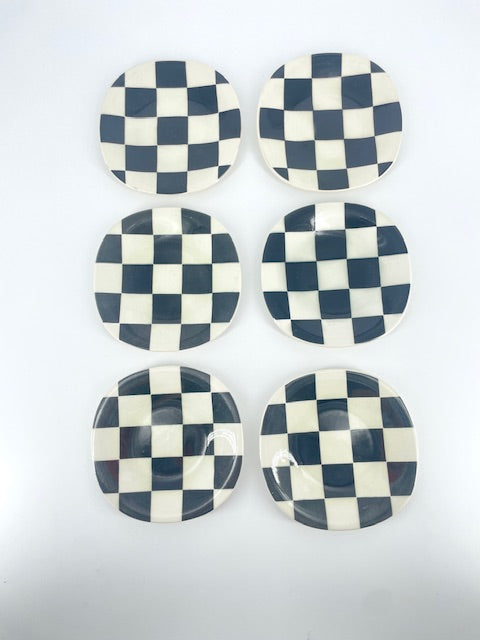 1 Assiette à biscuit / Soucoupe  Damier Expo 58