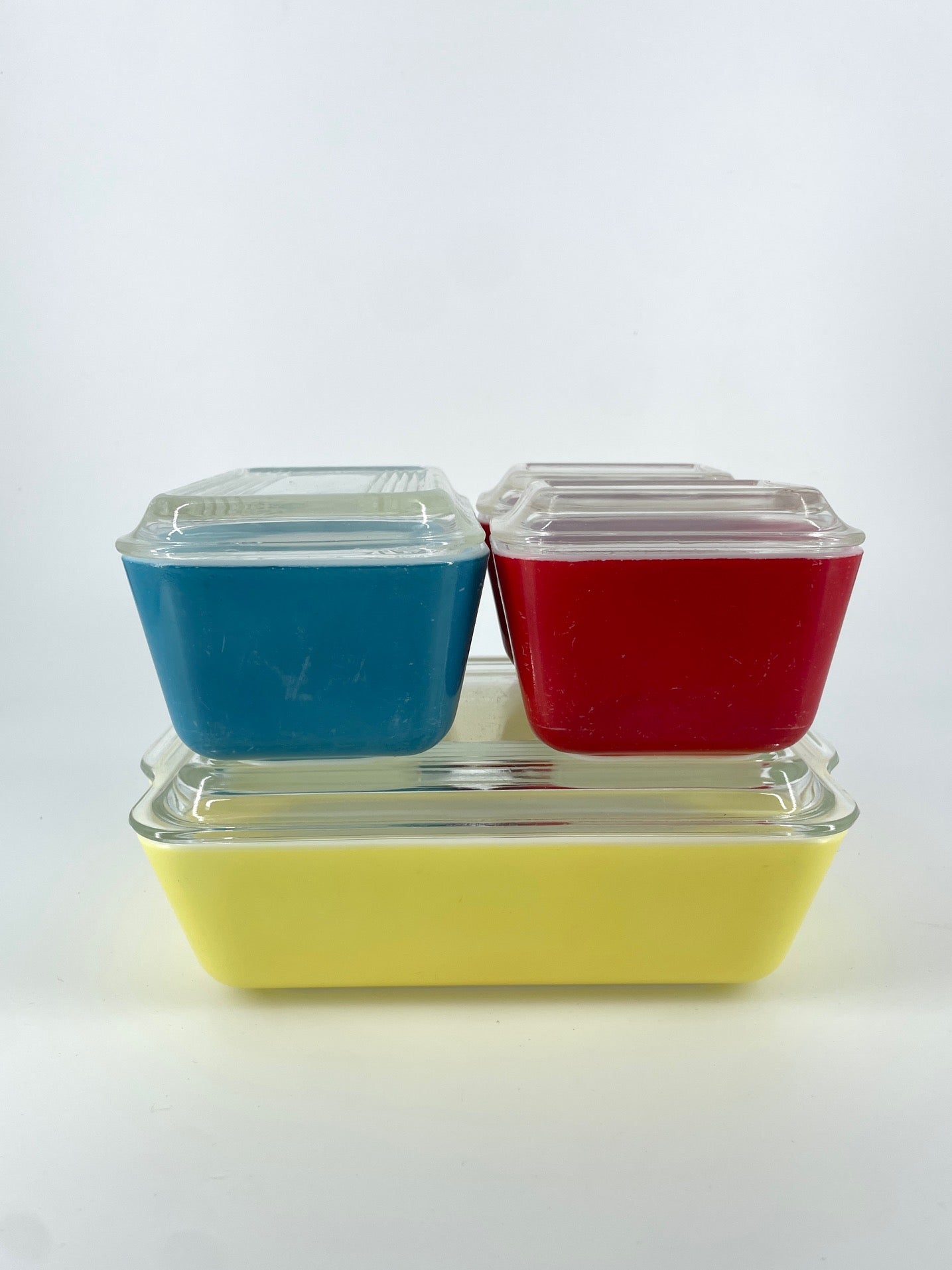 Set de plats en PYREX - Année 50