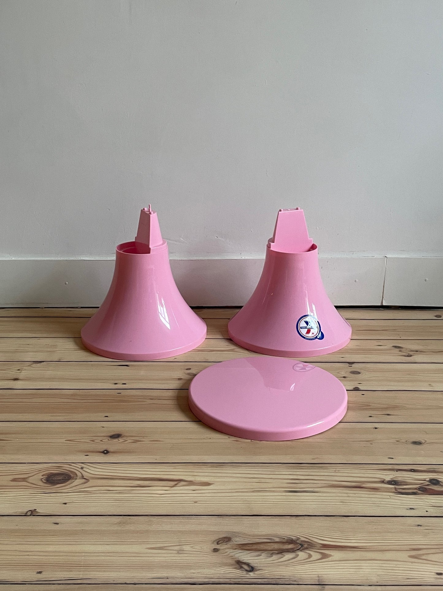 Tabouret Tam Tam rose clair